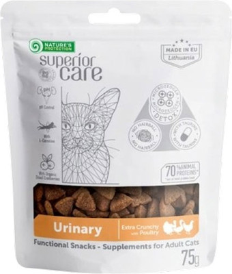 Лакомство для кошек Nature's Protection Superior Care with Poultry Adult Urinary / KIKNPSC47714 (75г)