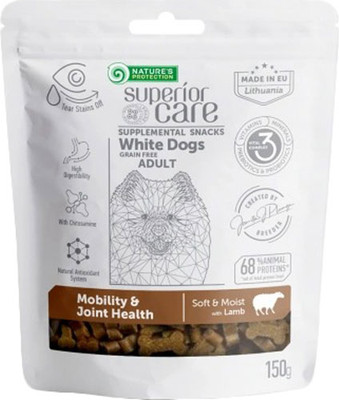 Лакомство для собак Nature's Protection SC White Dogs Mobility & Joint Health / KIKNPSC47655 (150г)