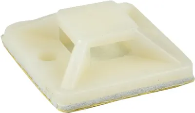 Площадка самоклеющаяся EKF plc-40x40 (100шт, белый)