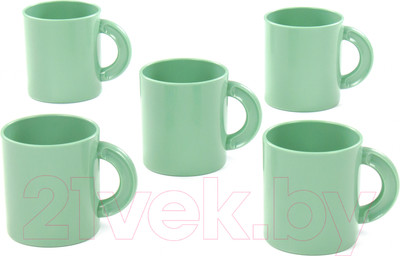 Набор кружек Полесье №1 / 73973 (5шт, зеленый)