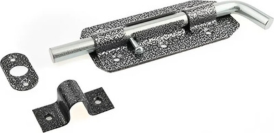 Щеколда Делга Гаражный (серебро)