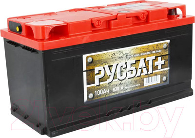Автомобильный аккумулятор Русбат Рус 830А / 6CT-100VL 1 (100 А/ч)