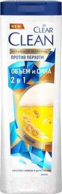 Шампунь для волос Clear Clean By Clear Объем и сила (365мл)
