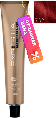 Крем-краска для волос Farcom Expertia Professionel тон 7.62 (100мл)