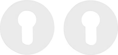 Накладка на цилиндр Зенит РТ-002 (белый матовый)