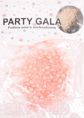 Набор украшений для праздника Darvish Бусы на леске / DV-H-1632-10 (персиковый)