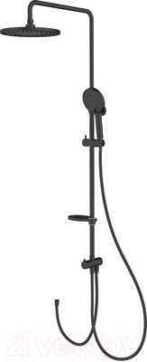 Душевая система Milardo Ideal Spa ILSBL3FM76 (черный матовый)