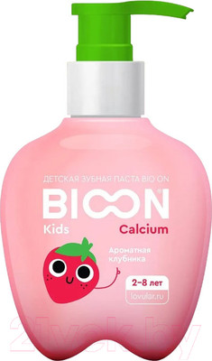 Зубная паста Lovular Bio On Ароматная клубника с кальцием (200г)