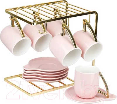 Набор для чая/кофе Nouvelle 5th Avenue / 1400015 (Pink)