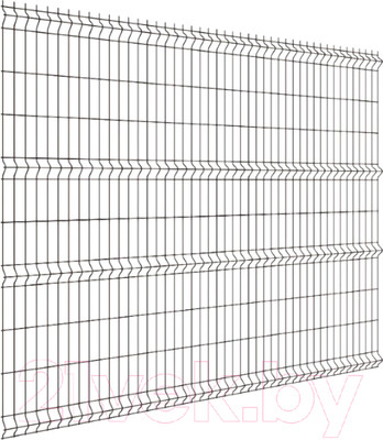 3D панель заборная Белзабор Medium RAL 7016 GL 2030x2500мм