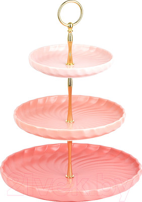 Ваза-этажерка Nouvelle Fresh Taste Pink / 1730291 