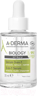 Сыворотка для лица A-Derma Biology 3 в 1 (30мл)