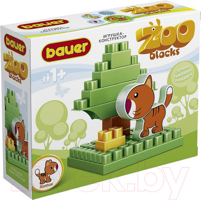 Конструктор Bauer Зооблокс. Кот / 545