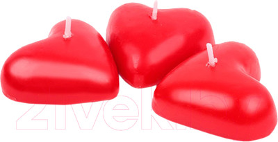 Набор свечей Darvish Сердце / DV-H-1654-3 (3шт)