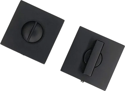 Фиксатор дверной защелки Abriss BK 2110 MBP (черный матовый)