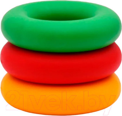 Набор эспандеров PROFITNESSLAB 13884 (3шт, зеленый/красный/желтый)