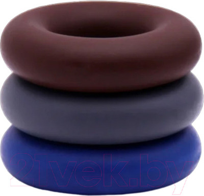 Набор эспандеров PROFITNESSLAB 13887 (3шт, коричневый/серый/темно-синий)