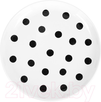 Тарелка столовая обеденная Bona DI Bianco & Nero / 2631091 