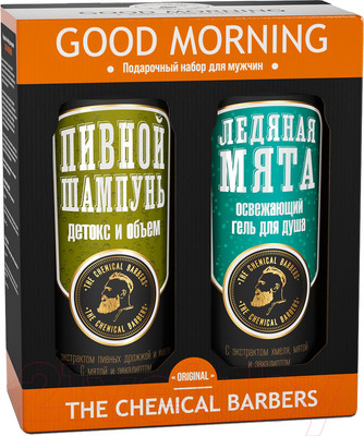 Набор косметики для тела и волос The Chemical Barbers Good Morning Шампунь+Гель для душа 2x350мл