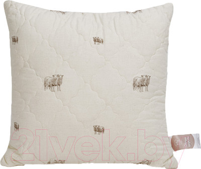 Подушка для сна ИвШвейСтандарт Овечья шерсть / ПШО-77о