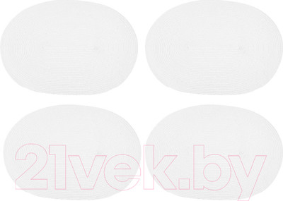 Сервировочная салфетка Nouvelle Casual Line / 9903085-Н4 (4шт, белый)