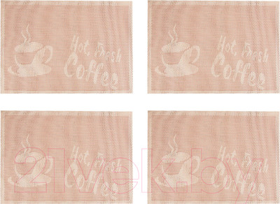 Плейсмат Nouvelle Casual Line / 9903099-Н4 (4шт, кофе)