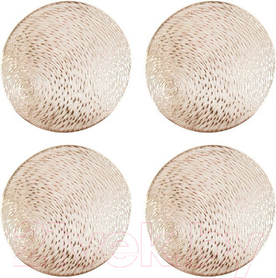 Набор плейсматов Nouvelle Золотой круг / 9903106-Н4 (4шт)