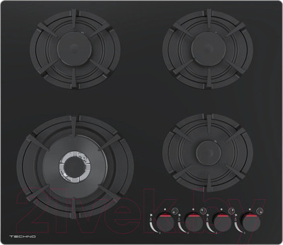 Газовая варочная панель TECHNO HG4604GFBV