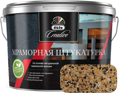 Штукатурка готовая декоративная Dufa 992-K (15кг)