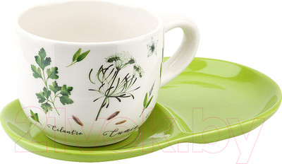 Чашка с блюдцем DolomitE Душистые травы / L2520953 