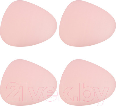 Набор плейсматов Nouvelle Экокожа / 9903255-Н4-17 (4шт, розовый)