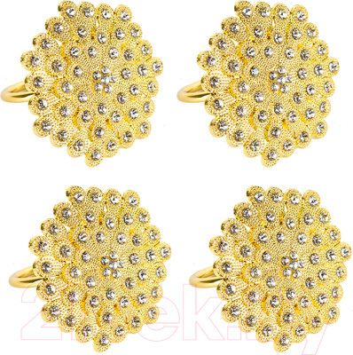 Набор колец для салфеток Nouvelle Blossom / 9903671-Н4 (4шт)