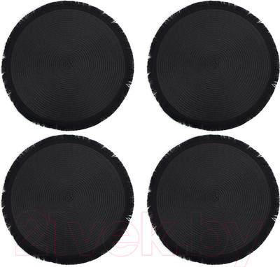 Сервировочная салфетка Nouvelle Casual Line / 9903329-2-Н4 (4шт, черный)