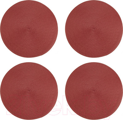 Сервировочная салфетка Nouvelle Сasual Line / 9903714-Н4 (4шт, бордовый)