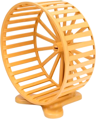 Колесо беговое для клетки Homepet 83343 (14см, бежевый)