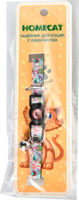 Ошейник Homecat Цветы с бубенчиком / 81276