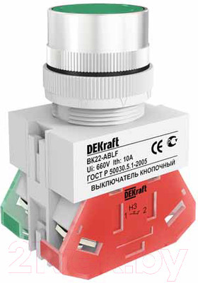 Кнопка на DIN-рейку DEKraft 25013DEK