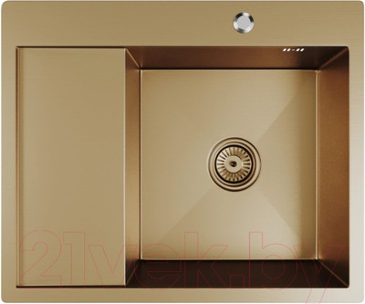 Мойка кухонная Mixline Pro 552928 (бронза, с сифоном)