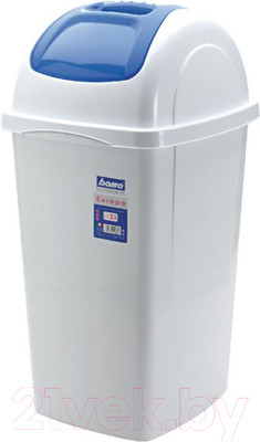 Мусорное ведро Bama Cont/Europa Lt.33 Bianco (33л, белый/синий)