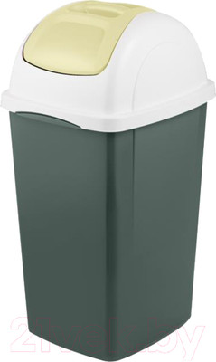 Мусорное ведро Bama Cont/Europa Lt.33 Oliva (33л, оливковый/кремовый)