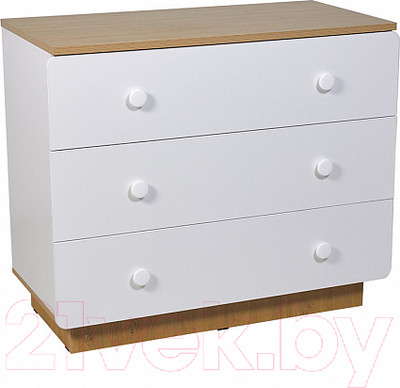 Комод Polini Kids Ameli 3000 / 0002760.31 (белый/натуральный)
