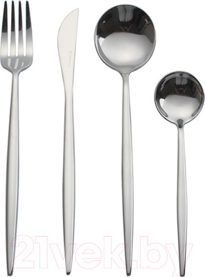 Набор столовых приборов Liberty Jones Globe / LJ0000204 (16пр, серебристый)