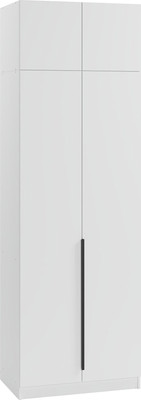 Шкаф Soma Lord Black 2-х створчатый 80x240 (белый)