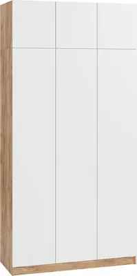 Шкаф Soma Lord Lite 3-х створчатый 120x240 (дуб крафт золотой/белый)