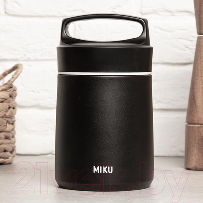 Термос для еды Miku TH-FD-1500BLK (1.5л, черный)