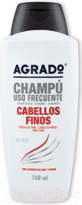 Шампунь для волос Agrado Fine Hair Frequent Use Shampoo Ежедневный для тонких волос (750мл)