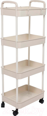 Этажерка AksHome Popy 42x30x100 (белый)