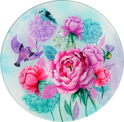 Разделочная доска Мультидом Пионы и птички VL48-154