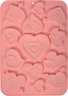 Форма для шоколада Мультидом Сердечки ассорти VL80-558