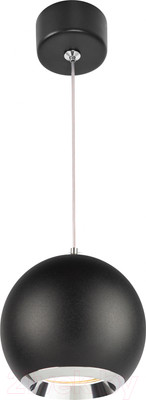 Потолочный светильник ЭРА PL32 BK/CH MR16 GU10 / Б0061380 (черный/хром)